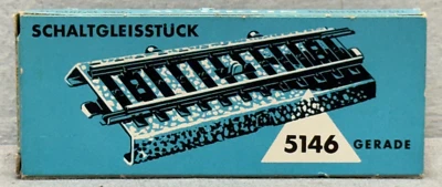 Sección Interruptor Recto Märklin Escala H0 5146 en Caja Original Foto 1 de 4