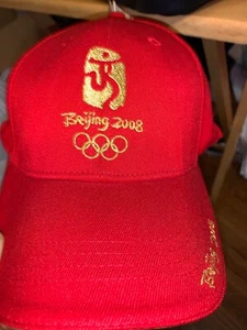 2008 Beijing Olympic Strap-back Baseball Cap Hat Rare - Picture 1 of 12