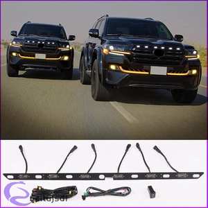 Accesorios de luz ancha de rejilla delantera de actualización para Toyota Land Cruiser 200 LC200 - Imagen 1 de 11