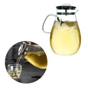 Glass Teapot Teapot Pot Iced Tea Pitcher Glass Water Pitcher - Picture 1 of 11