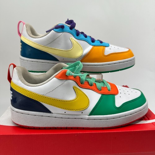 Nike Court Borough Low Recraft FQ8373 902 Sneaker Atletica Multicolore Ragazzo 6 5Y