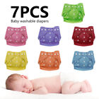 7X  Reusable Modern Baby Cloth Nappies Diapers Adjustable Inserts Bulk Nappy??