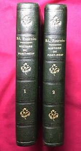 EDOUARD FOURIER. GESCHICHTE DER NEUEN BRÜCKE. PARIS E.DENTU 1862. T1 + T2 KOMPLETT E.O - Bild 1 von 12