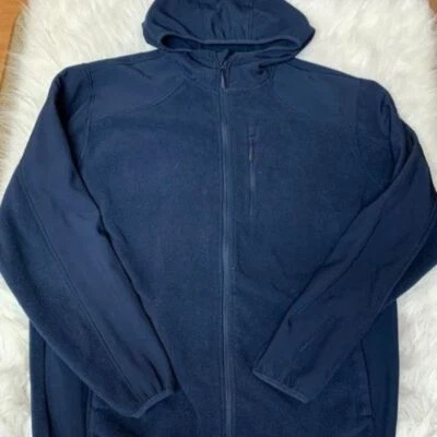 Reebok Men's Soft Shell Mixed Media Jacket, Blue, Large - Image 1 of 4