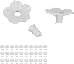 30Pcs Hummingbird Feeder Parts, Hummingbird Feeder Plastic Bird Feeder Ports Hum - Picture 1 of 12