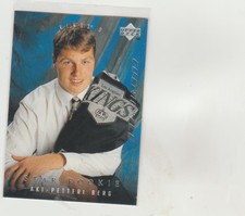 1995/96 Upper Deck "Silver Electric Ice" Aki-Petteri Berg hockey card.