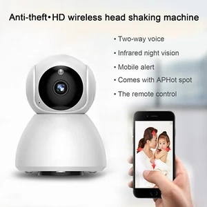 WiFi Security Camera HD1080P wireless with 360 Degree Pan/Tilt, Night Vision - Picture 1 of 11