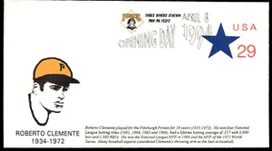 1994 USA USPS FDC Pittsburgh Pirates Roberto Clemente Cachet - Picture 1 of 2