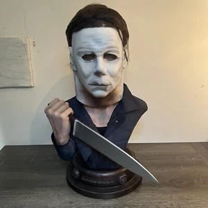 Halloween Michael Myers Limited Edition Lifesize Bust w/ Knife 48/500 Boxed VGC - Picture 1 of 24