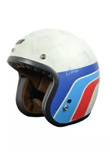 Casco de moto jet estilo BMW vintage, homologado ECE tipo bandit. Envio 24h - Imagen 1 de 3