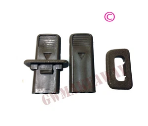 PAIR DOOR LOCK KNOB SURROUND GRAY 91 For ISUZU TF TFR HOLDEN RODEO UTE PICKUP - Foto 1 di 2