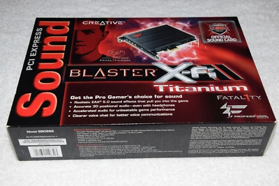 Creative Sound Blaster X-Fi Titanium Fatality Pro Series PCIe Audio Card SB0886. - Image 1 of 4
