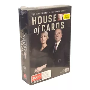 House Of Cards Complete Seasons 1-3 DVD Box Set PAL Region 4 Brand New & Sealed - Picture 1 of 7