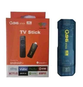 STICK TV TELECOMANDO SMART TV ANDROID 12.0 MINI BOX 4K ULTRA HD 8GB 128GB Q96 SD - Foto 1 di 1