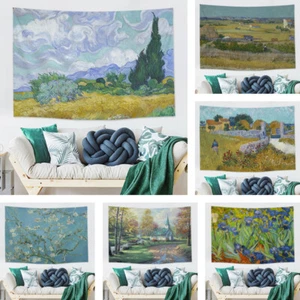 Van GoghStarry Sky Background Cloth HangingCloth MonetCanvas Wall Cloth Tapestry - Picture 1 of 39