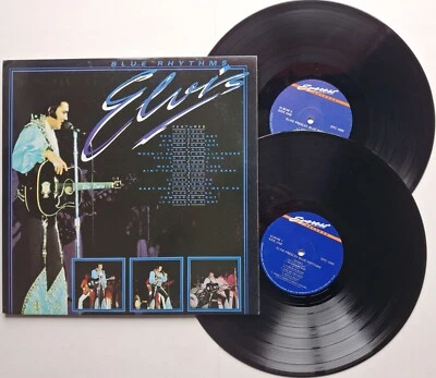 Elvis Presley - Blue Rhythms - 12" Vinyl DBLP - Everest Records 1984 - (VG+/EXC) - Image 1 of 4