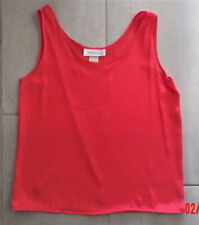 Impressions Of California Vintage Tank Womens Size Small - Beautiful Solid Red