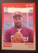 1989 Reading Phillies Warren Magee #16