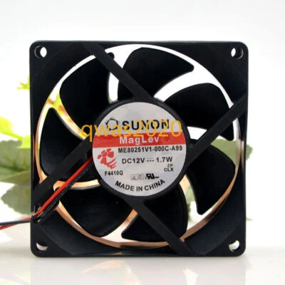 1pc SUNON ME80251V1-000C-A99 12V 1.7W 8CM 8025 Cooling Fan - Image 1 of 3