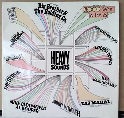 HEAVY SOUNDS - 1970 CBS SBP 233781 ROCK/BLUES COMP JOPLIN, J. WINTER BYRDS OZ LP - Image 1 of 3