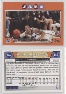 2008-09 Topps Orange Border /1199 Deron Williams #140