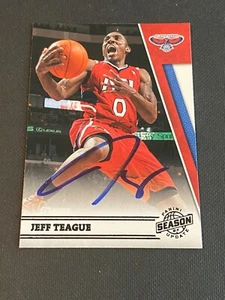 Jeff Teague Signed 2010-11 Panini Season Update Card Auto Hawks Autograph COA - Picture 1 of 1