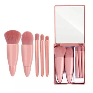 Easytaken Travel Makeup Brush Set 5pcs Mini Complete Function Cosmetic Brushes K - Picture 1 of 7