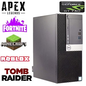 Dell Gaming PC Computer Core i5 16GB RAM 500GB HD 128GB SSD Windows 10 GT730 2GB