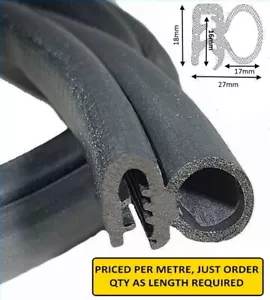 TRIUMPH SPITFIRE DOOR RUBBER SEAL Rubber (1962- 82) - Picture 1 of 2