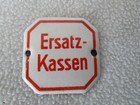  Ersatz-Kassen altes Schild 4x4cm Emailschild Email Schubladenschild Apotheke