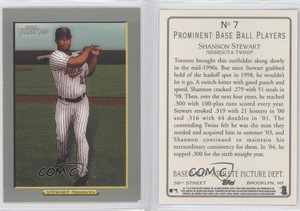 2005 Topps Turkey Red Shannon Stewart #7