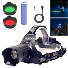 30000LM Super Bright LED Headlamp Rechargeable Head Light Flashlight Torch Lamp