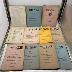 11 Issue Lot The Star International Magazine 1928-29 J Krishnamurti Ojai CA Good - Picture 1 of 24