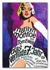 Marilyn Monroe *FRAMED* CANVAS ART Seven Yr Itch Vintage Movie - 18x12"