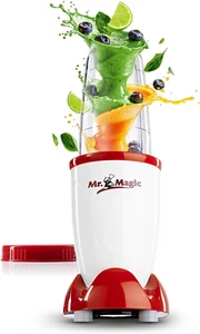 Mr. Magic Blender | Smoothie Maker - 4 Pezzi | Frullatore Con Caraffa E Coperchi - Foto 1 di 12