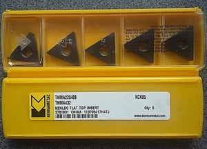 ABVERKAUF! 5 x KENNAMETAL TNMA 220408 KCK05 WENDESCHNEIDPLATTEN - Bild 1 von 1