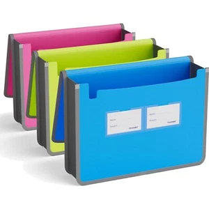 3-Pack Expandable File Folder Organizer - Colorful A4/Letter Document Wallet - Picture 1 of 1