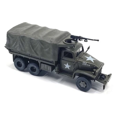 Exibição de modelo de simulação de caminhão GMC CCKW 353 escala 1/72 10cm Segunda Guerra Mundial exército dos EUA - Imagem 1 de 4