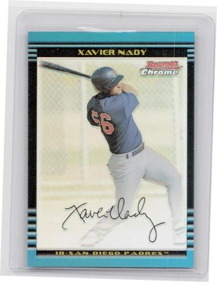 2002 Bowman Chrome Xavier Nady Refractors /500 #353 Padres - Image 1 of 2