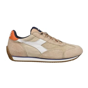 diadora Equipe Suede Sw Perforated Lace Up Mens Beige Sneakers Casual Shoes 175 - Imagen 1 de 5