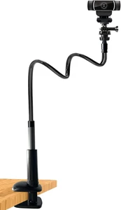 30 Inch Webcam Stand Camera Mount, Upgraded Thick Base Flexible Gooseneck Camera - Picture 1 of 12