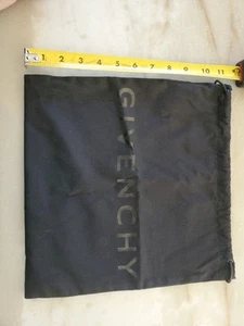 Givenchy neu unbenutzt schwarz Staub Schuhbeutel mit Kordelzug 11"x 11" Baumwolle - Bild 1 von 3