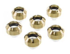 Monsoon Hardline Economy 1/2 x 5/8 Compression Fitting Six Pack - Gold - Picture 1 of 4