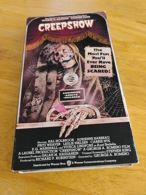 Creepshow (VHS) 1987 Warner Brothers Foto 1 de 4