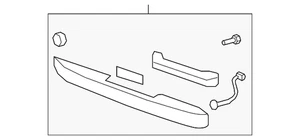 Genuine GM Primed Exterior Liftgate Handle 25838218 - Picture 1 of 4