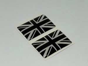 2 pcs of UK flag domed sticker 30x20mm - Picture 1 of 4