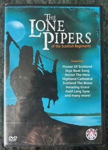 The Lone Pipers of the Scottish Regiments DVD Reg 0 Highland Bagpipes NEW/SEALED - Picture 1 of 2