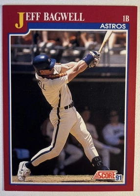 Jeff Bagwell (RC) 1991 Score Rookie & Traded - #96T - Image 1 of 2