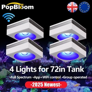 PopBloom RL90 Reef LED WiFi acquario marino luce LED 72 pollici acquario barriera corallina - Foto 1 di 11