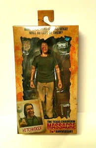 Figura autoestopista NECA Texas Chainsaw Massacre 50 aniversario nueva en caja - Imagen 1 de 2